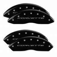 E25230 COVER SET-BRAKE CALIPER-CORVETTE ENGRAVED-20-26